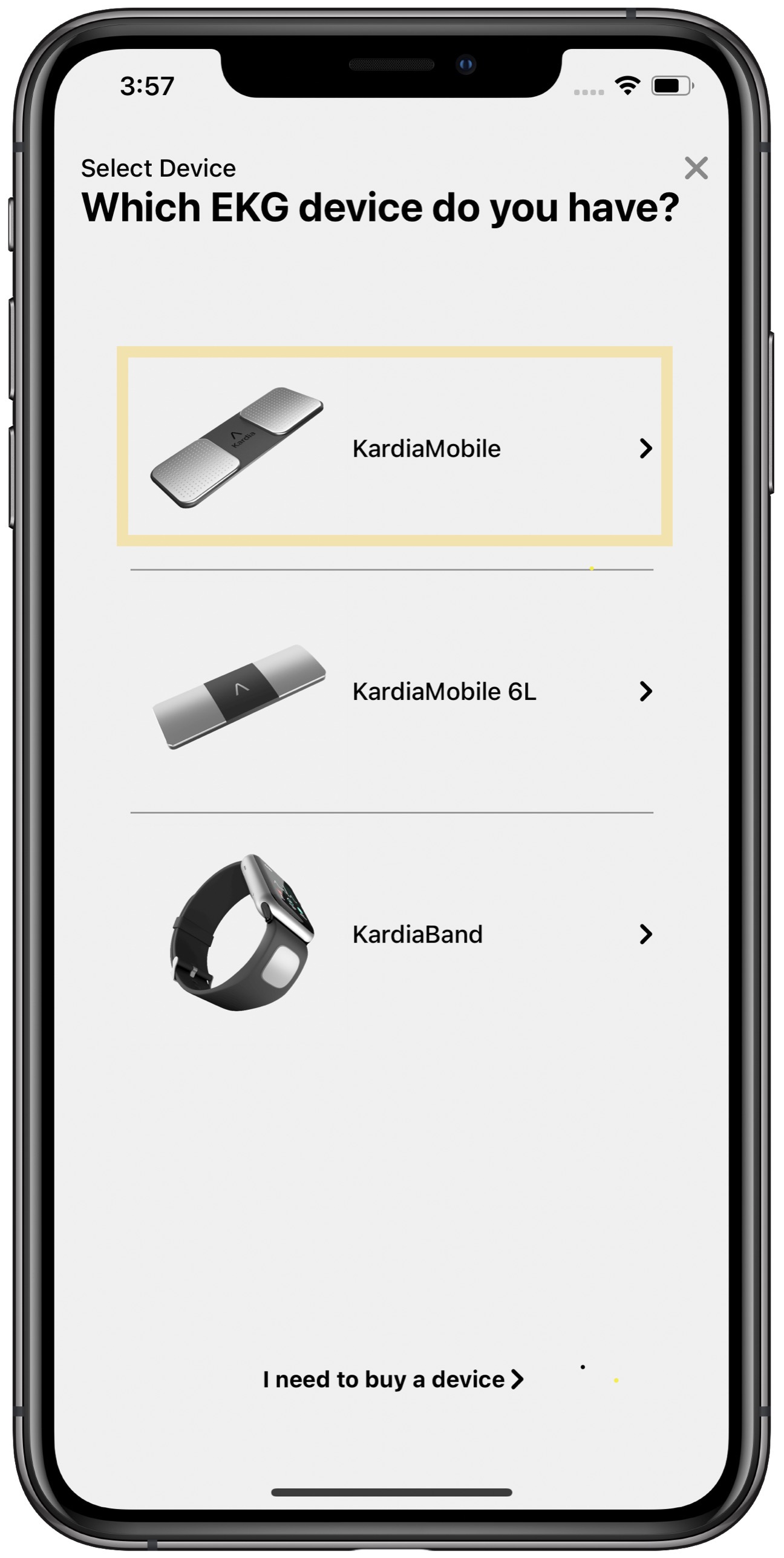 What to do if I get an error that says KardiaMobile not found when I am  trying to setup your KardiaMobile 6L for use? - Medical Solutions Co., Ltd.