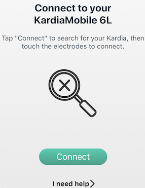 What to do if I see a Connect to your KardiaMobile 6L error when I am  trying to record? – AliveCor Support