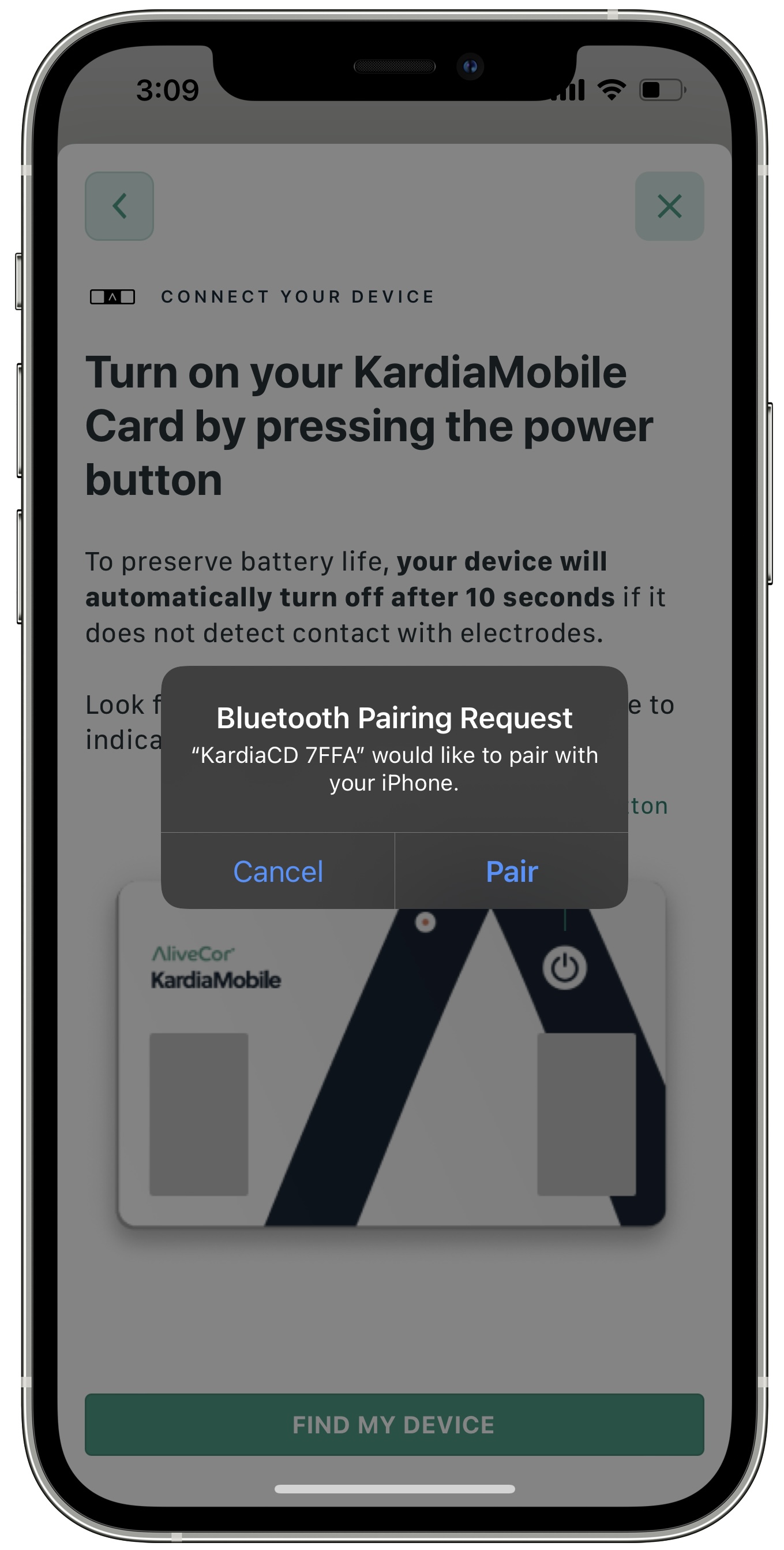 What to do if my Kardia app states KardiaMobile 6L requires Bluetooth  access? – AliveCor Support