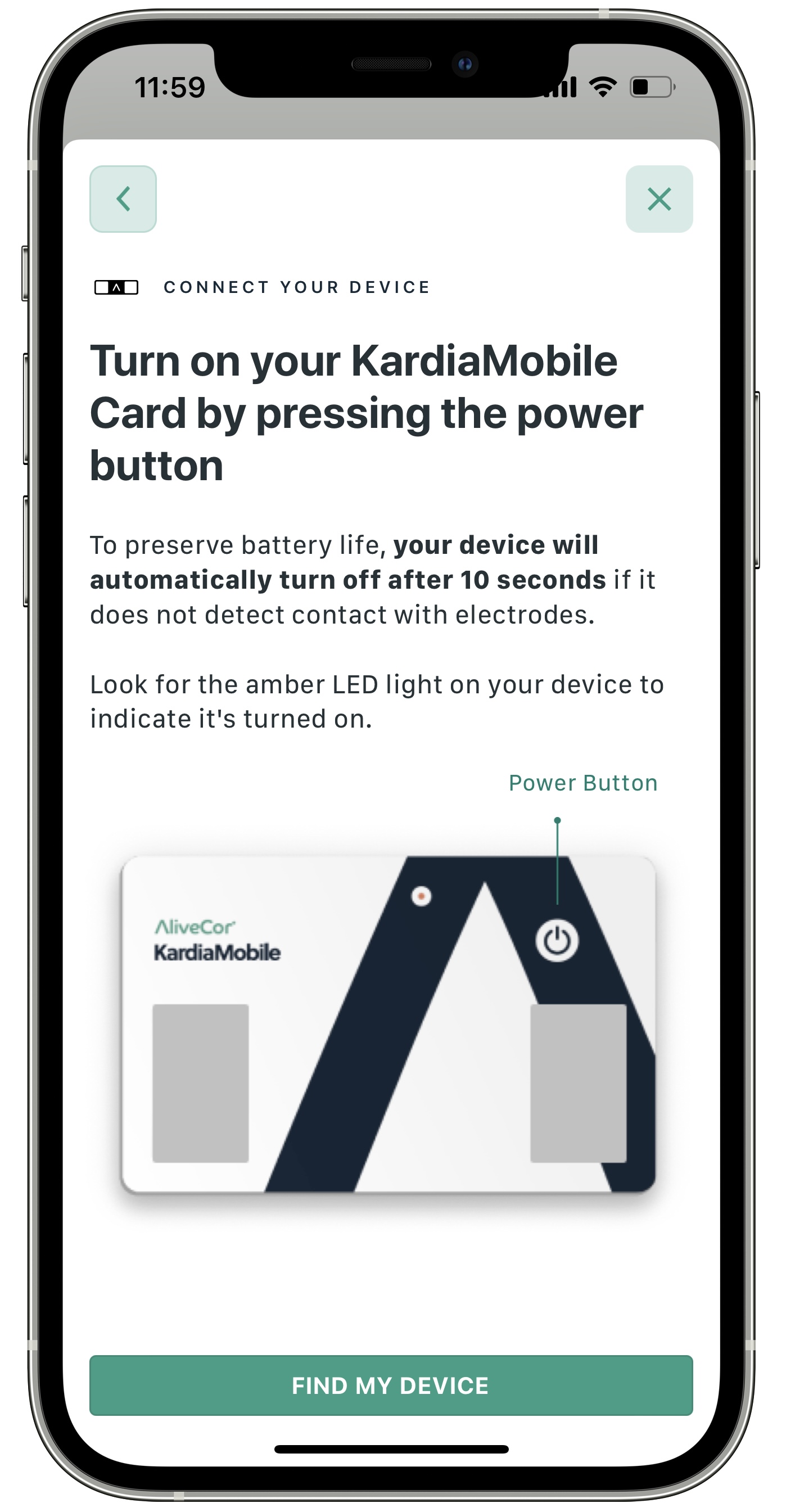 What to do if my Kardia app states KardiaMobile 6L requires Bluetooth  access? – AliveCor Support